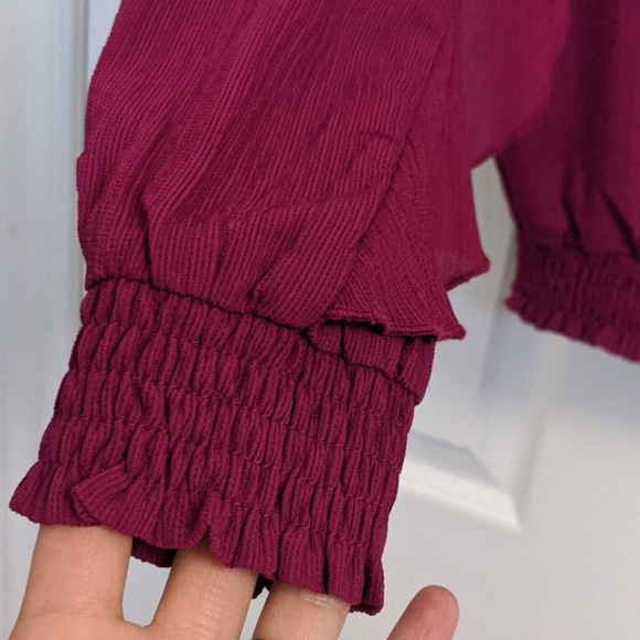 RW&Co Ruffle blouse top Sz XS - Picture 2 of 9